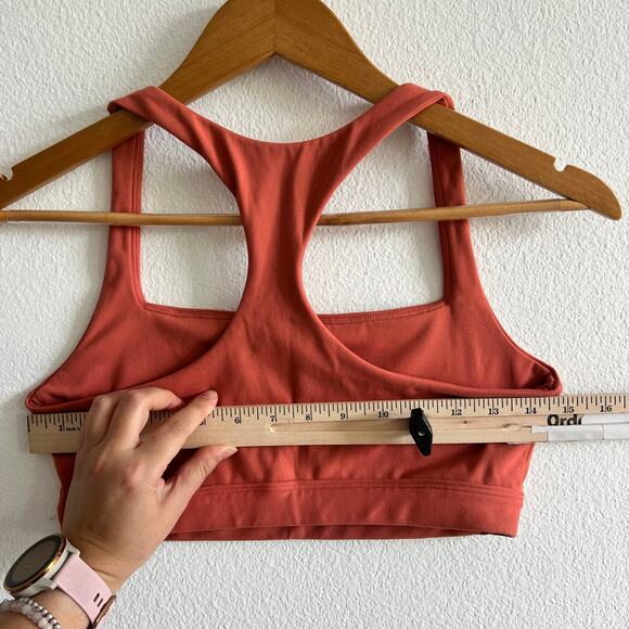 Set Active LuxForm Racer Box Bra in orange/coral M - Picture 3 of 7